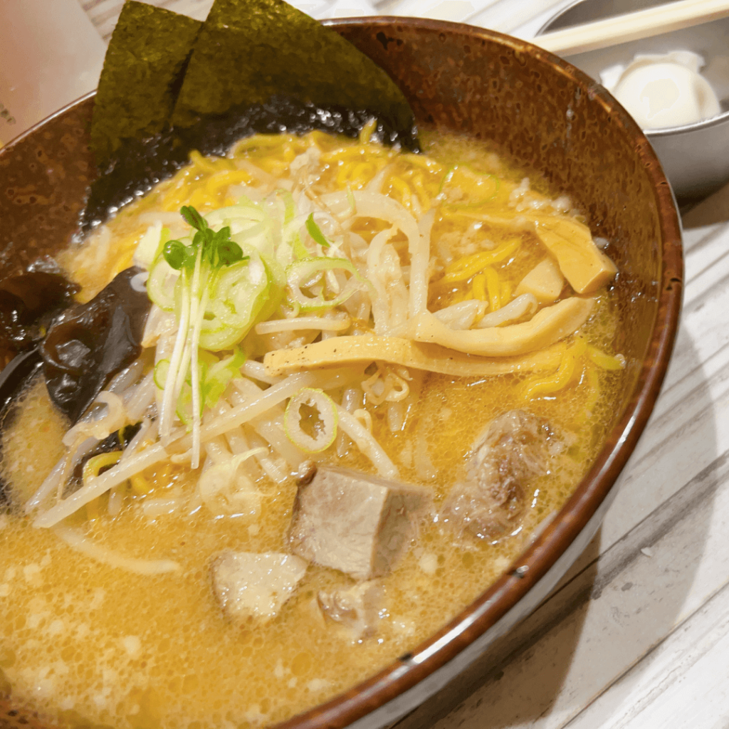 白樺山荘のラーメン