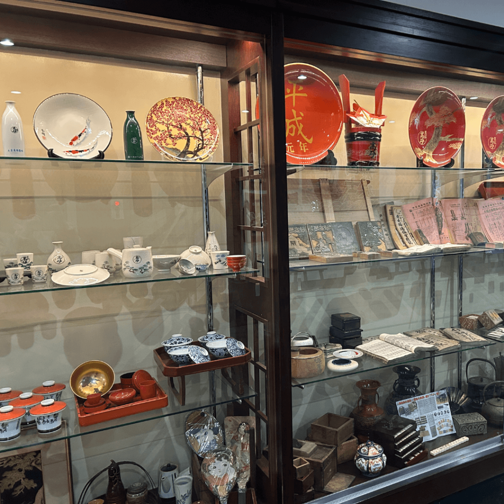展示品も見ていて楽しい