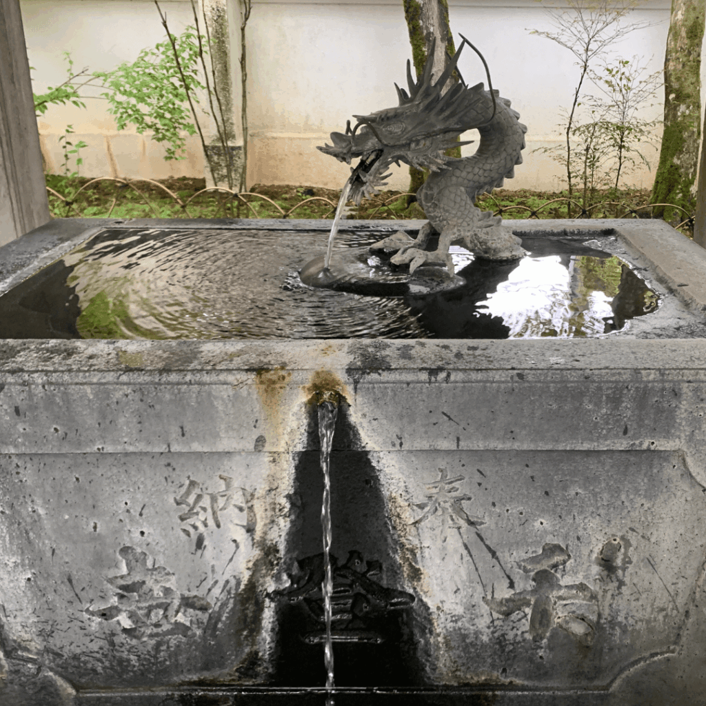 修禅寺の手水舎