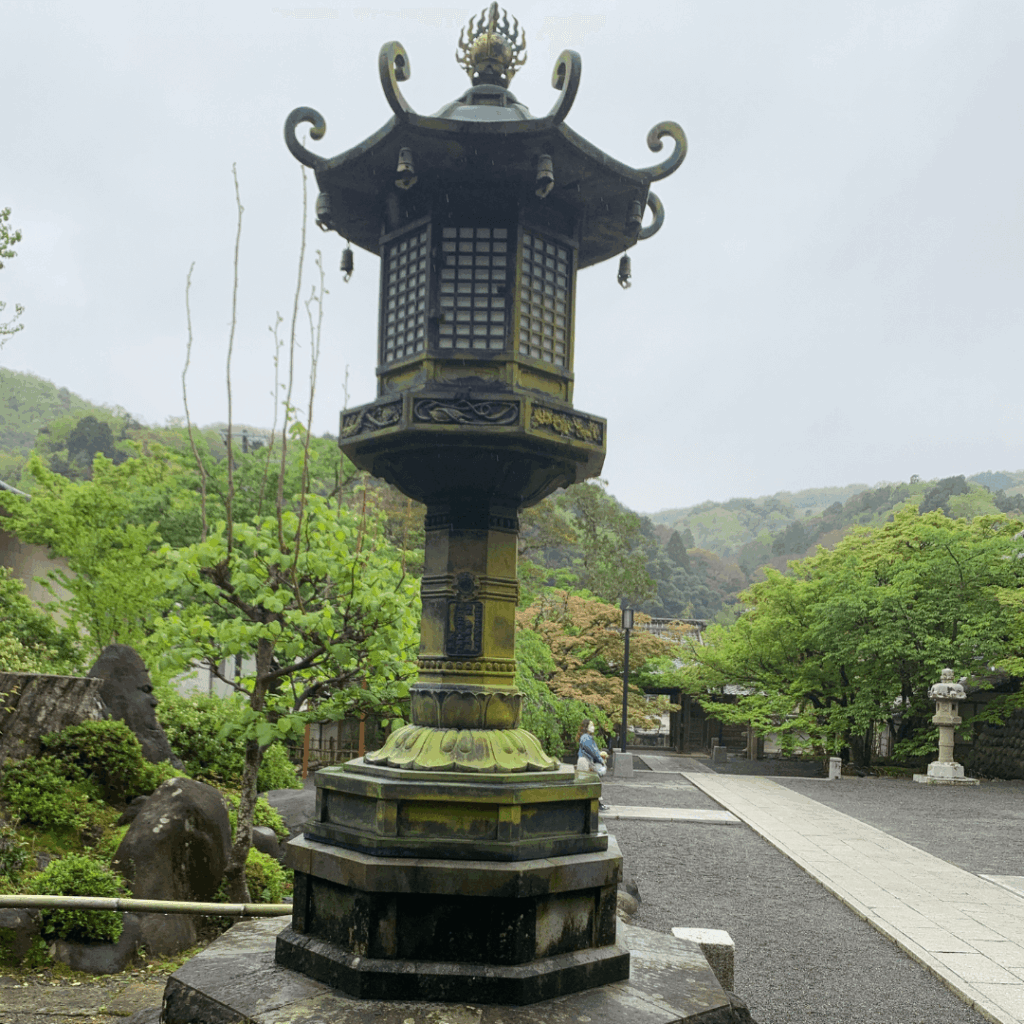 修禅寺の灯篭