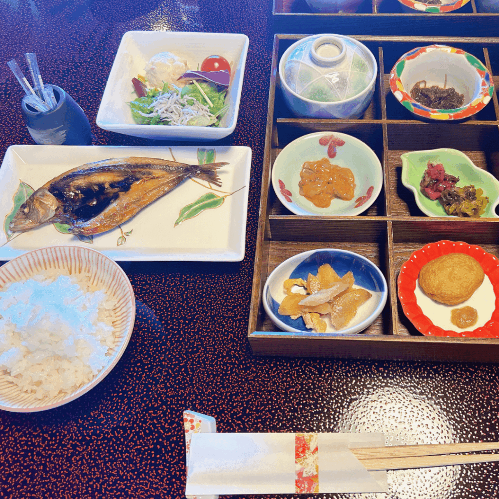 朝食!焼き魚は選べます!