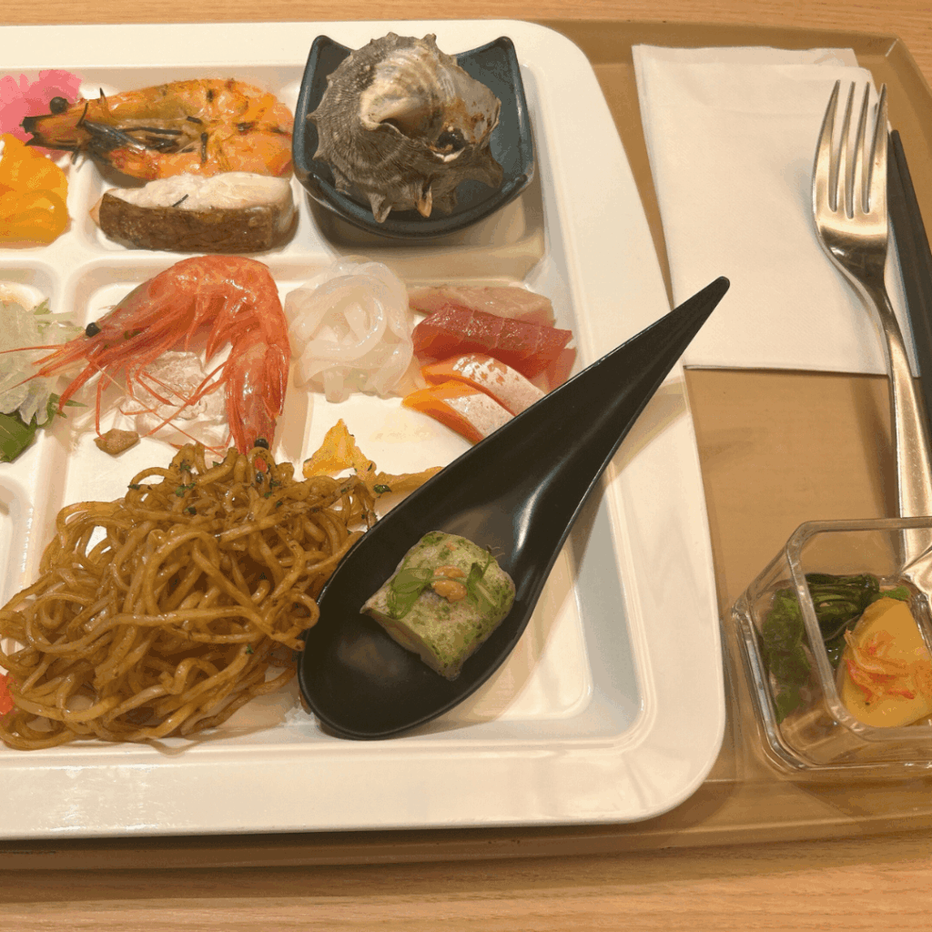 夕食ビュッフェ美味しかった~