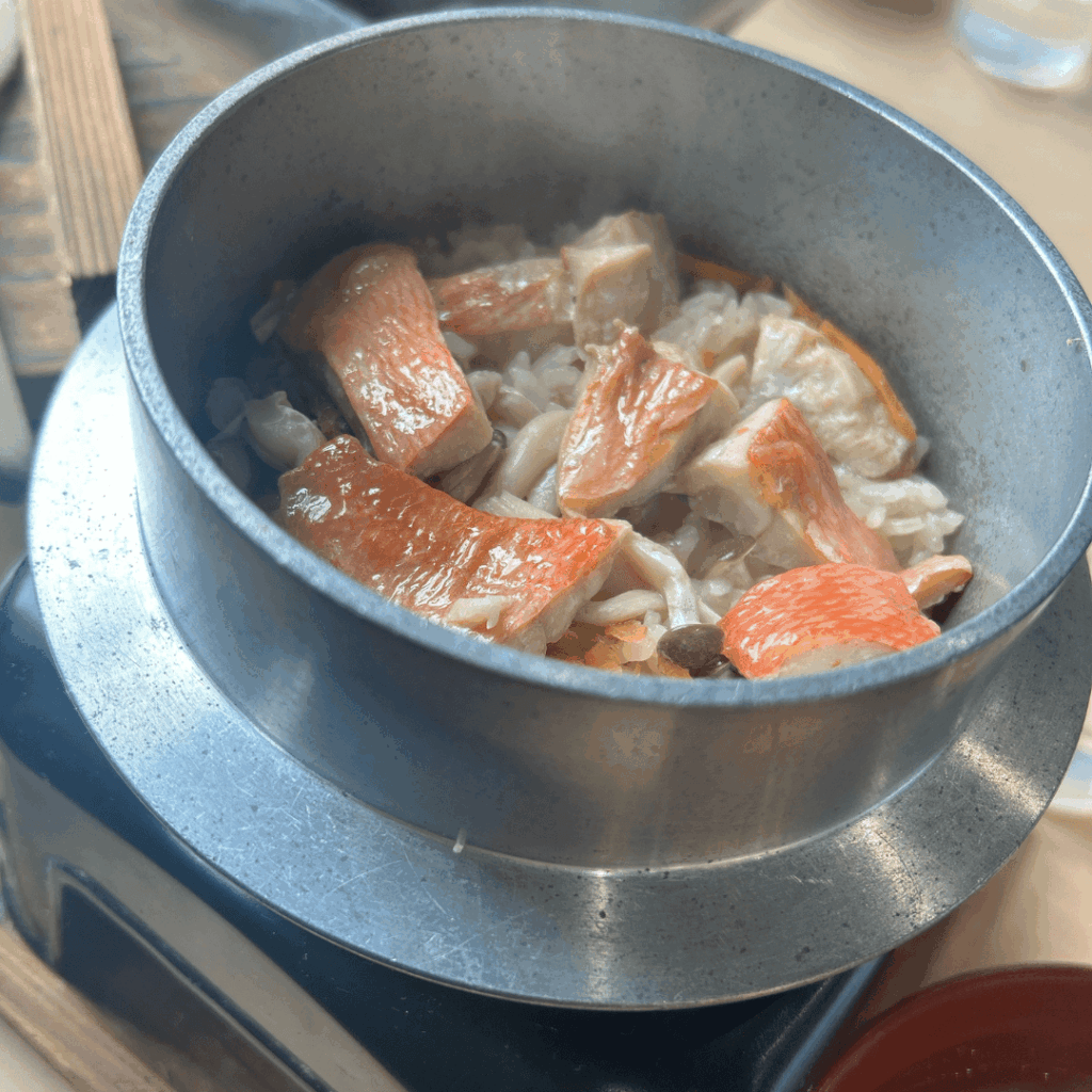 金目鯛釜飯