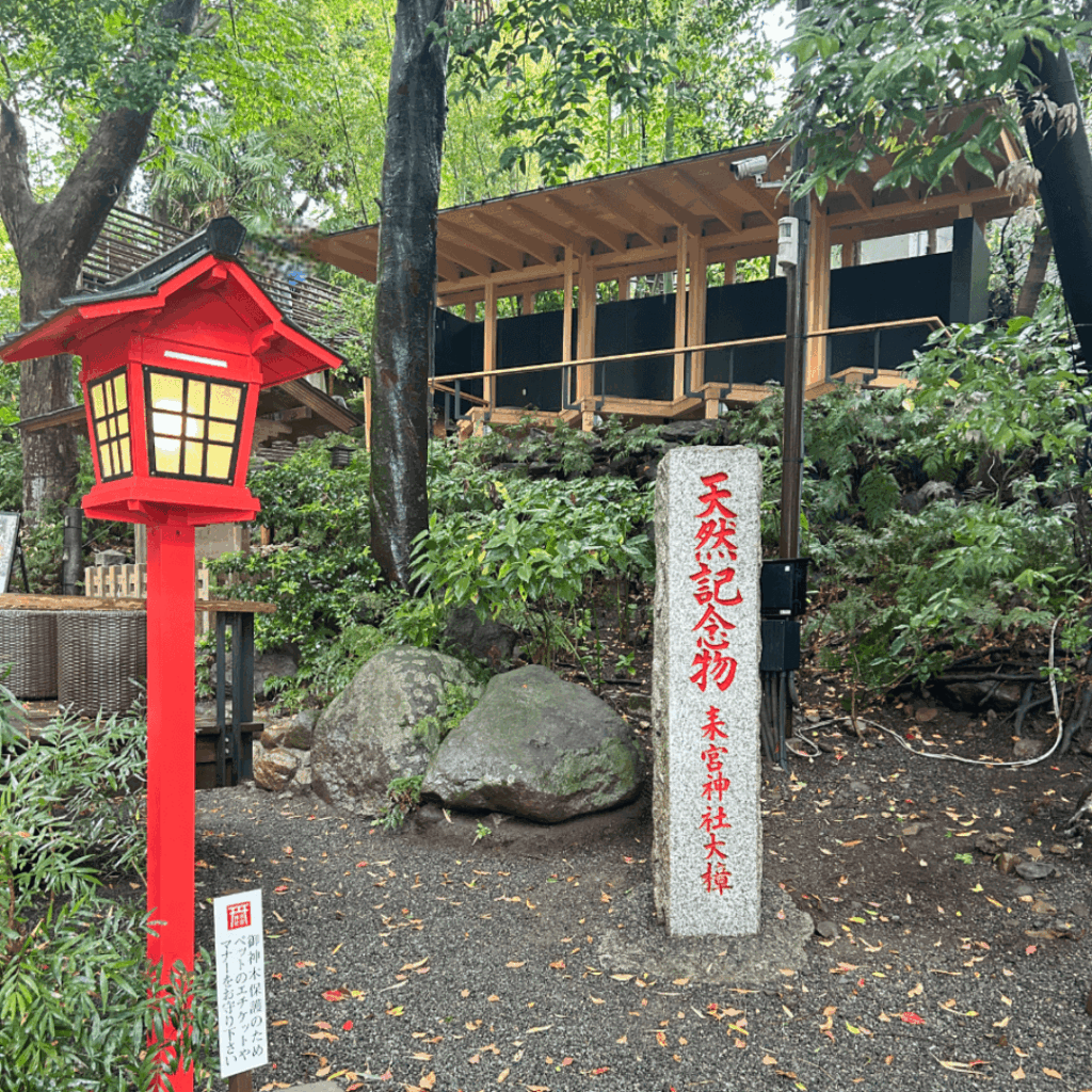大楠の標石
