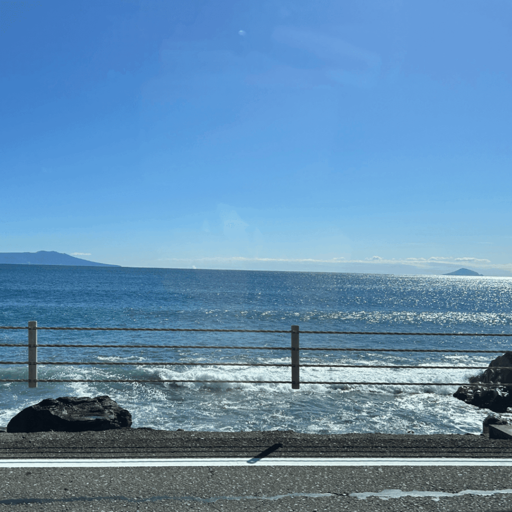 2日目の国道135号の景色!午前中!