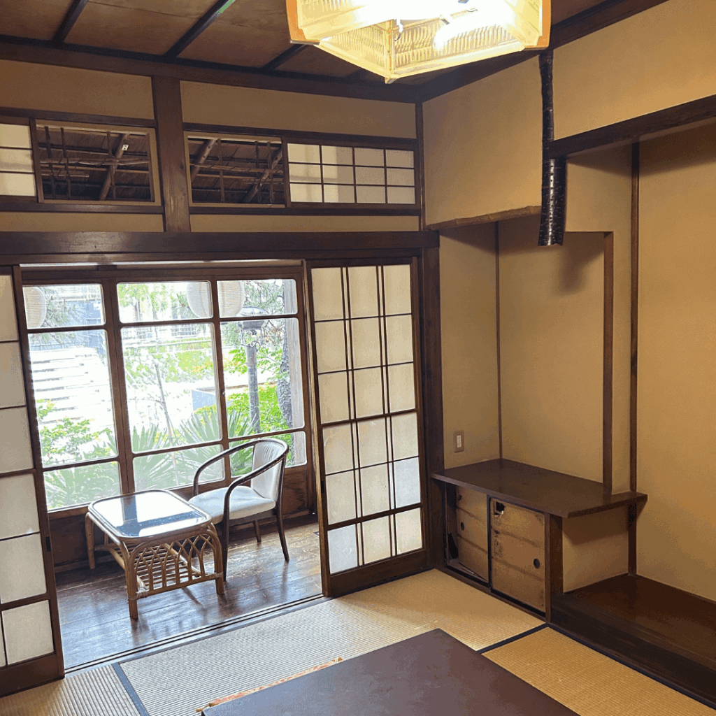 舞台が見えるお部屋