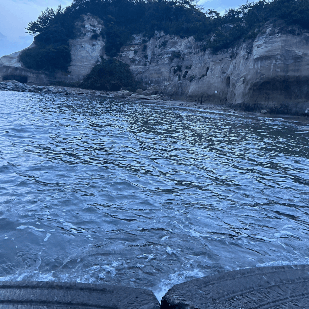 高戸小浜海岸からみた景色