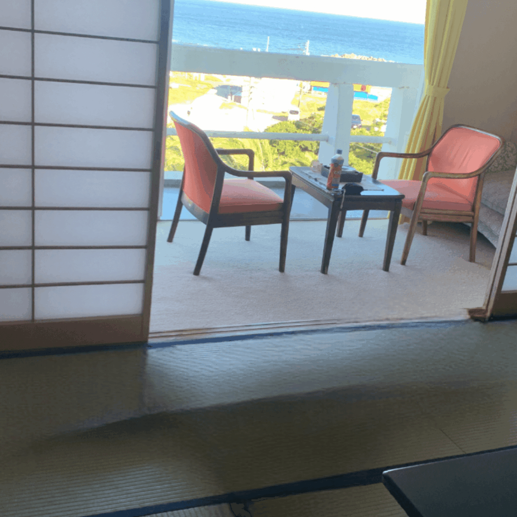 和室とオーシャンビュー!