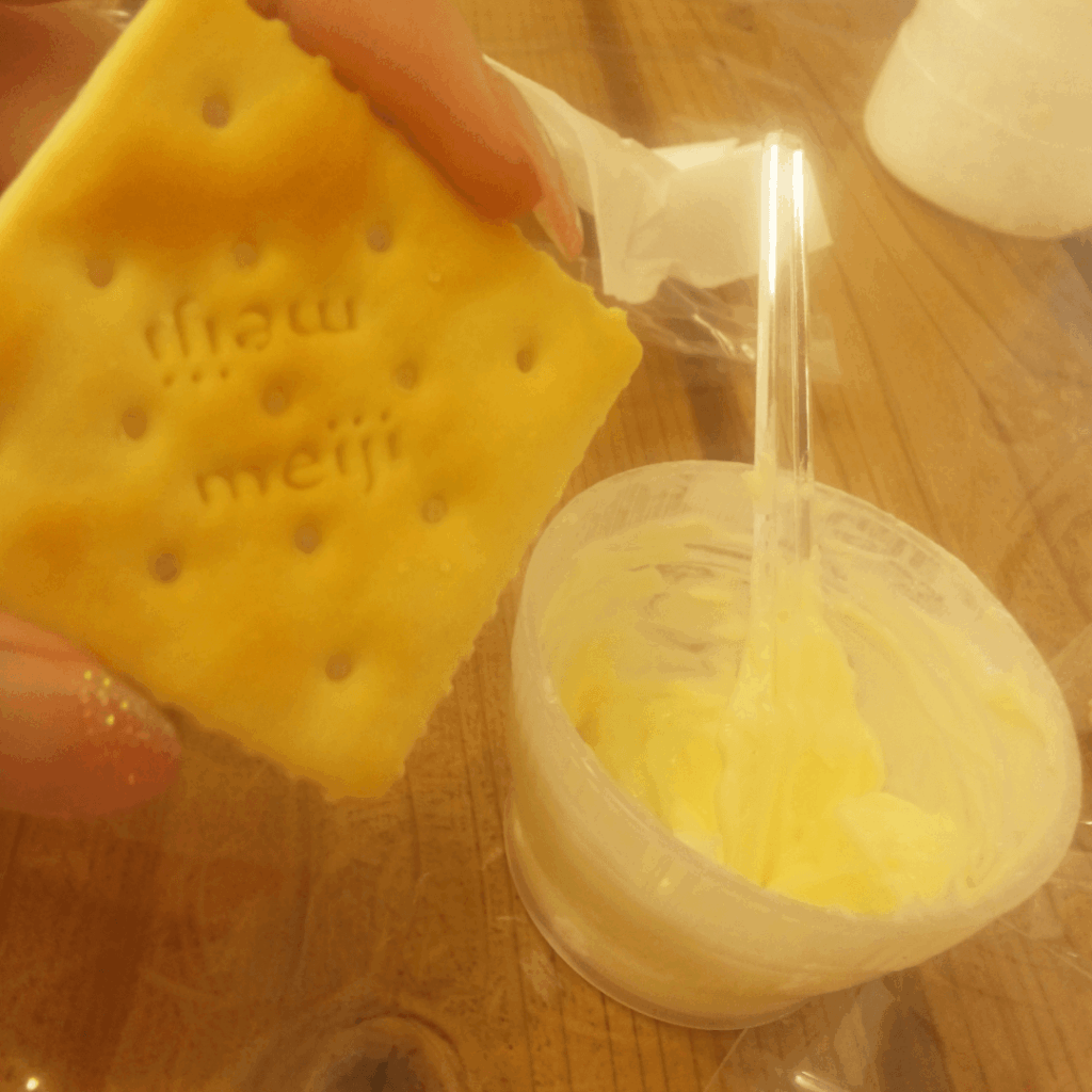 完成した手作りバター！