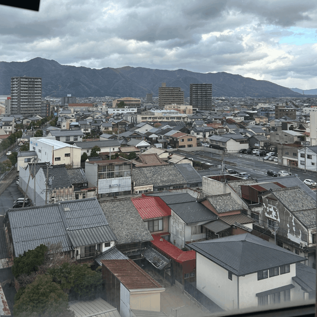 部屋からの景色！