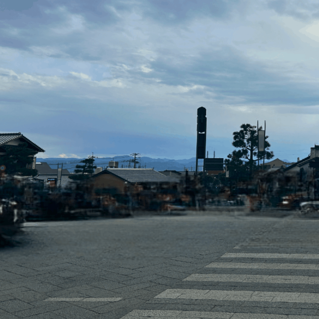 出雲大社を出た正面