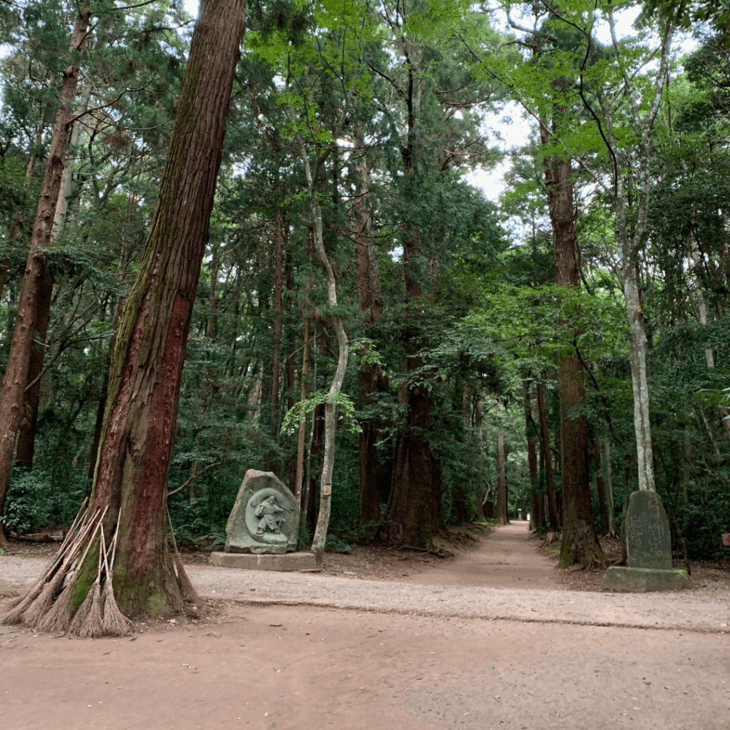武甕槌石造がある道