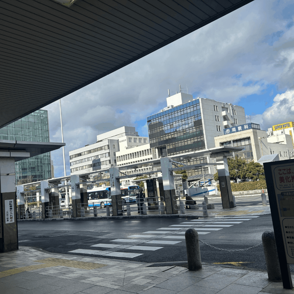 松江駅のバスターミナル