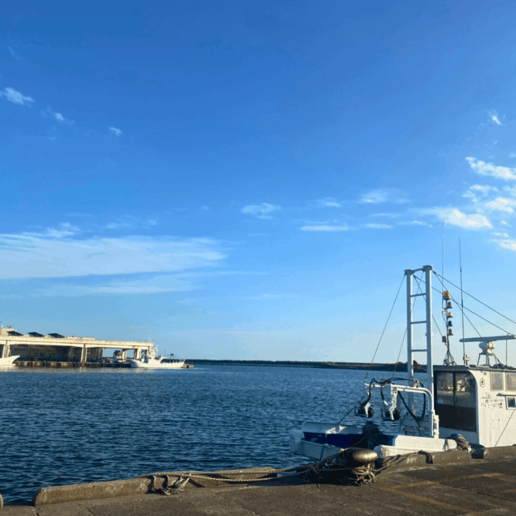 潮風が気持ちいい