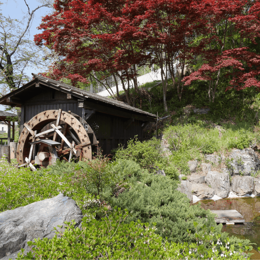 水車もありました