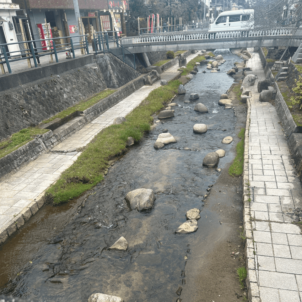 川沿いの歩道が良かったです