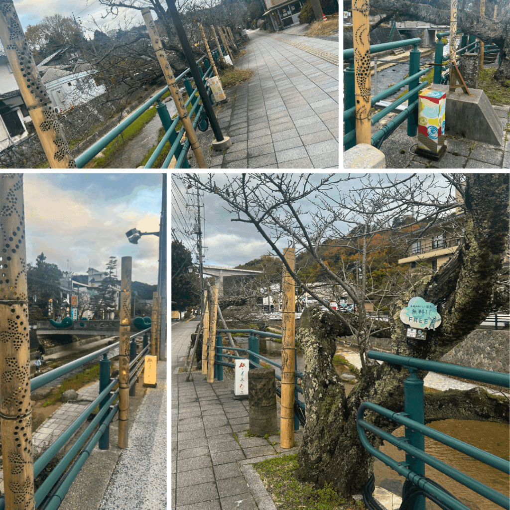 竹灯籠の昼の顔