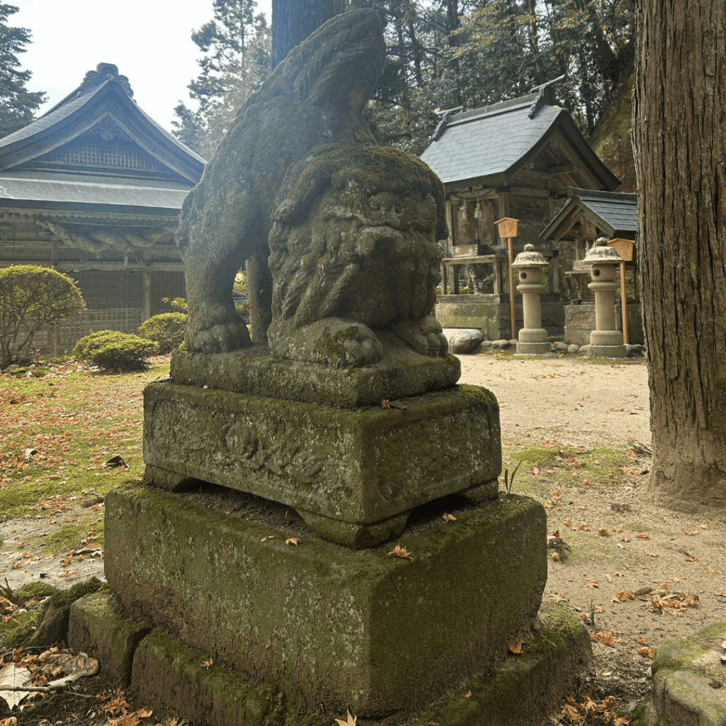 ここにも狛犬様