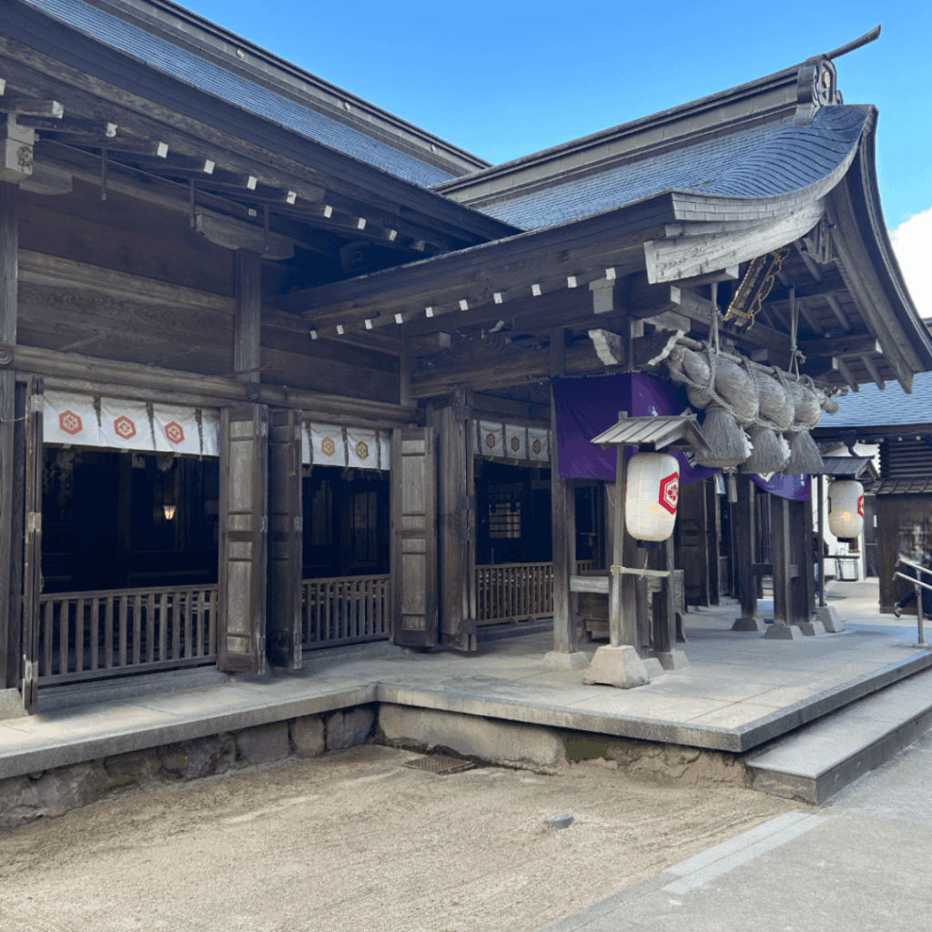 ここもしめ縄がありますね